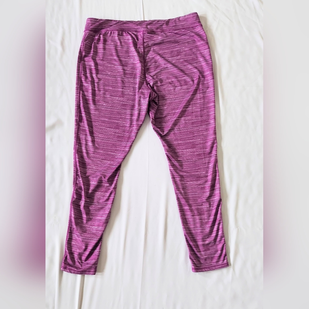 Everlast Sport Athletic Leggings Purple Size XL